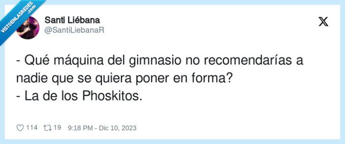 recomendarías,phoskitos,máquina,gimnasio