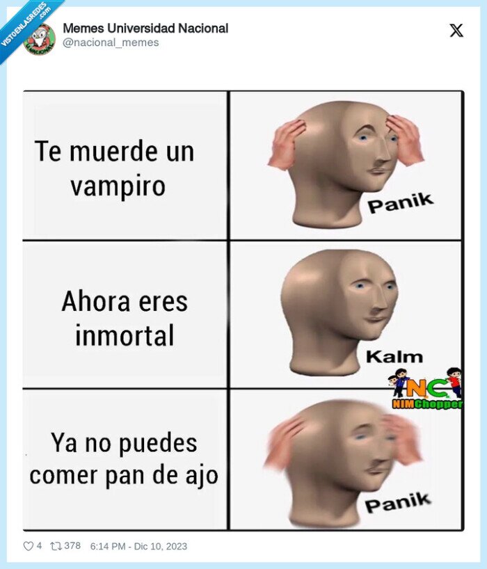 pan de ajo,vampiro,morder