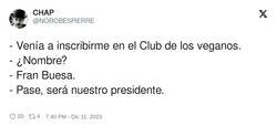Enlace a Fran Buesa, nuevo presidente, por @NOROBESPIERRE