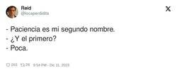 Enlace a Poca Paciencia, por @locaperdidita