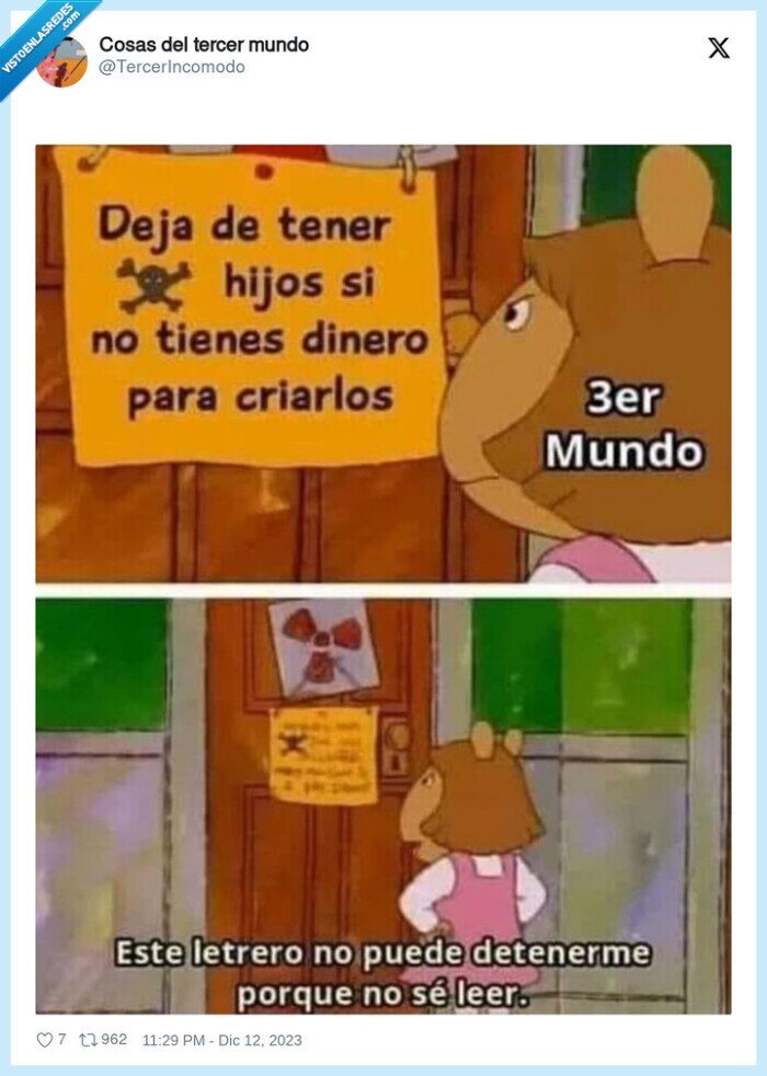 descendencia,criar,dinero,tercer mundo