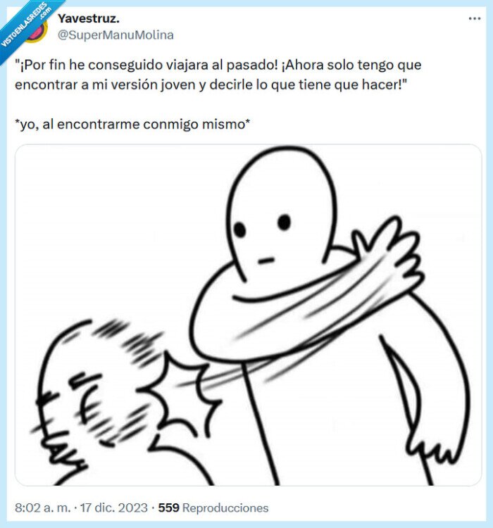 pasado,viajar,golpear