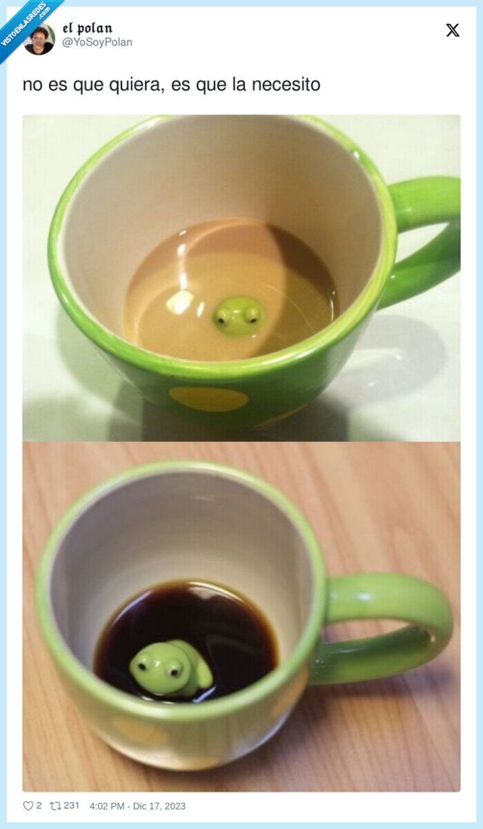 taza,necesitar,rana,ranita