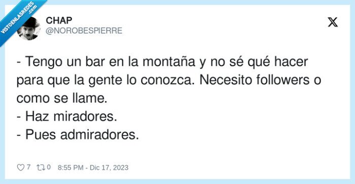 admiradores,miradores,folIowers,monta&ntilde;a