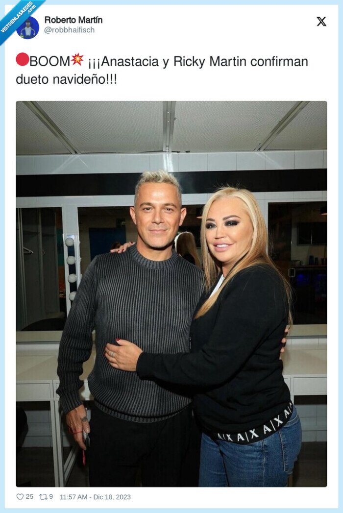 anastacia,confirmar,navideño,ricky martin,alejandro sanz