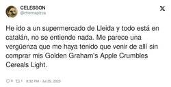 Enlace a Golden Graham's Apple Crumbles Cereals Light, por @chemapizca