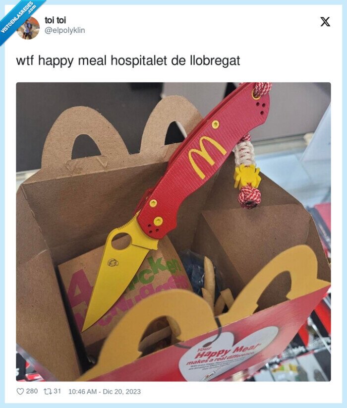 hospitalet de llobregat,happy meal,navajas