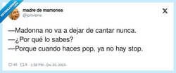 Enlace a Cuando haces pop, ya no hay stop., por @jonviene