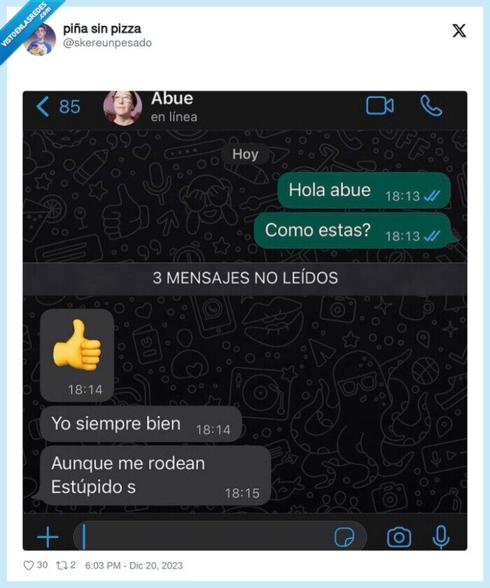 abuela,sinceridad,rodeada,estupidos