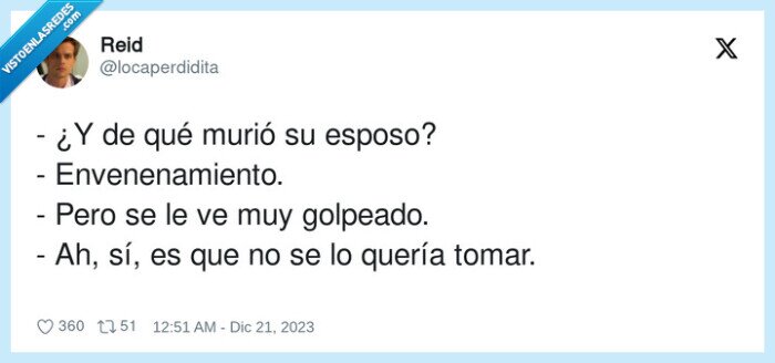 envenenamiento,golpeado,esposo,tomar