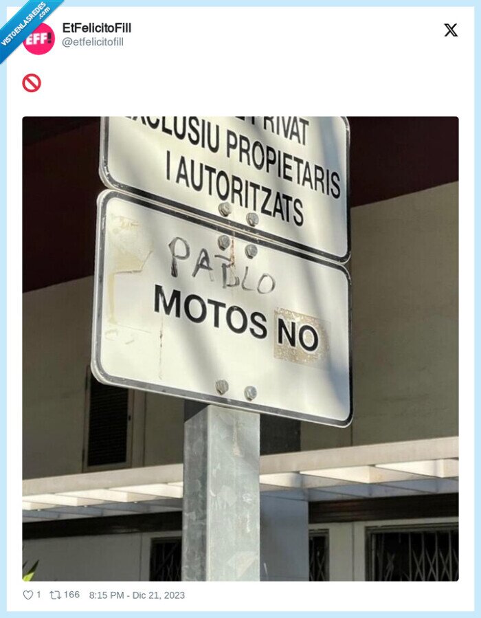 pablo motos,señal,cartel