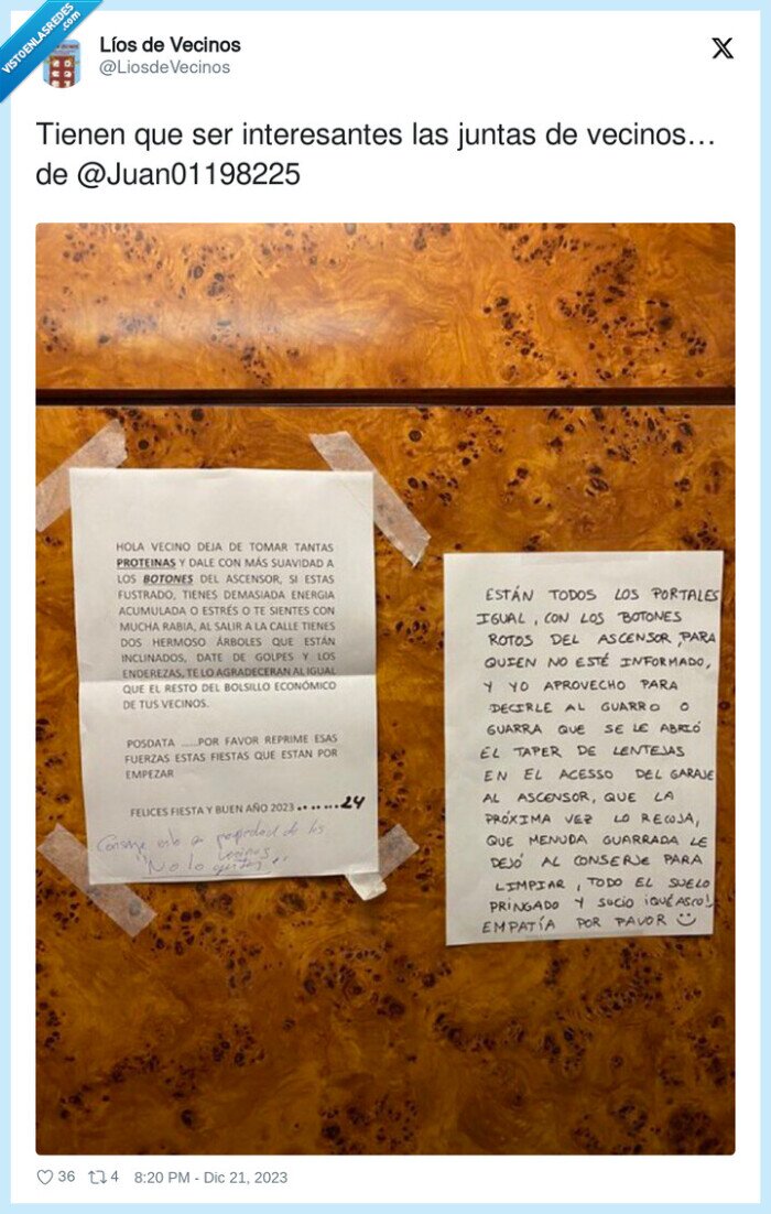 vecinos,interesantes,cartel,juntas