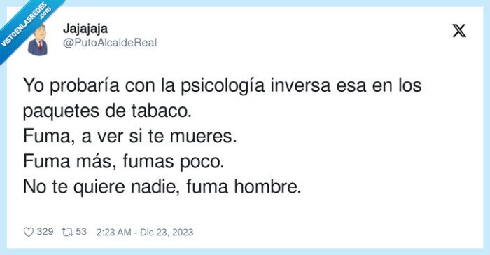 psicología,paquetes,inversa,morir,fumar,tabaco