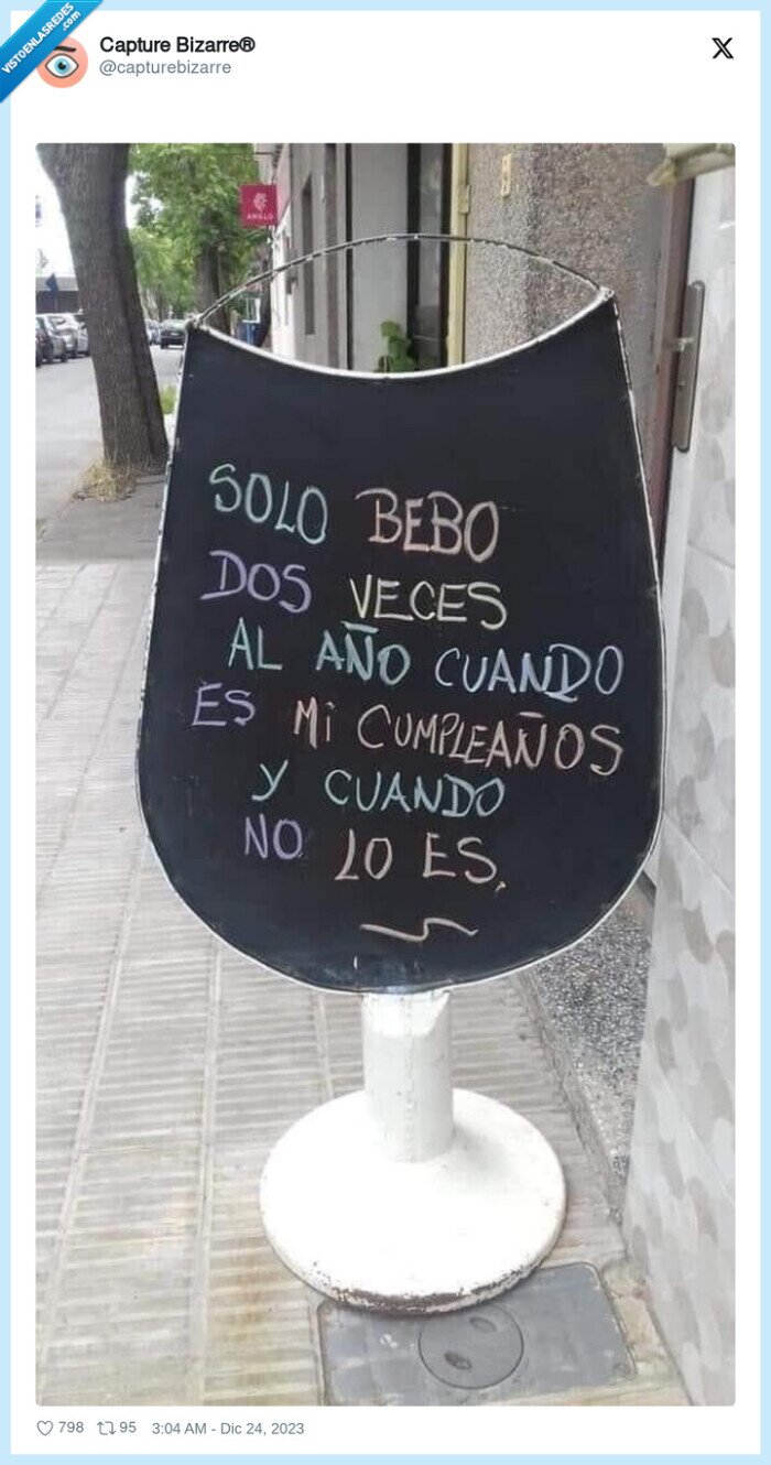 beber,dos veces,cumpleaños