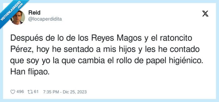 papel higiénico,ratoncito pérez,magia,cambiar,reyes magos