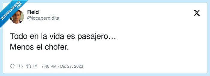 pasajero,chofer,vida