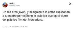 Enlace a Qué jodida es la vida, por @Hanky_solo