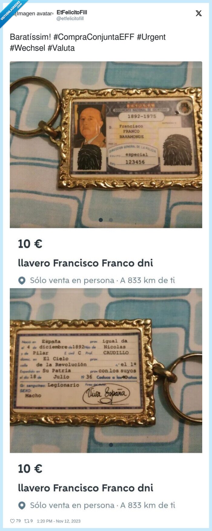 dni,franco,wallapop