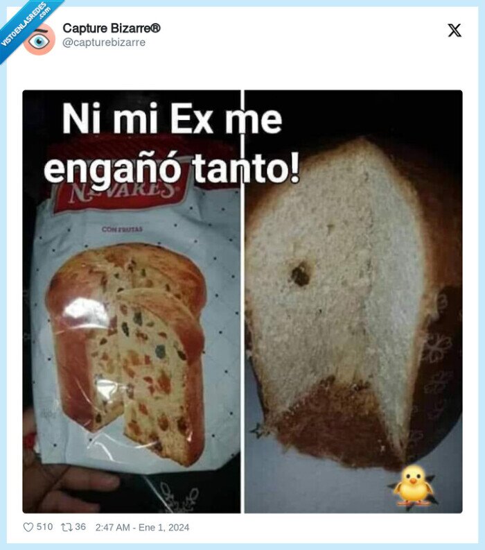 panettone,engaño,imagen