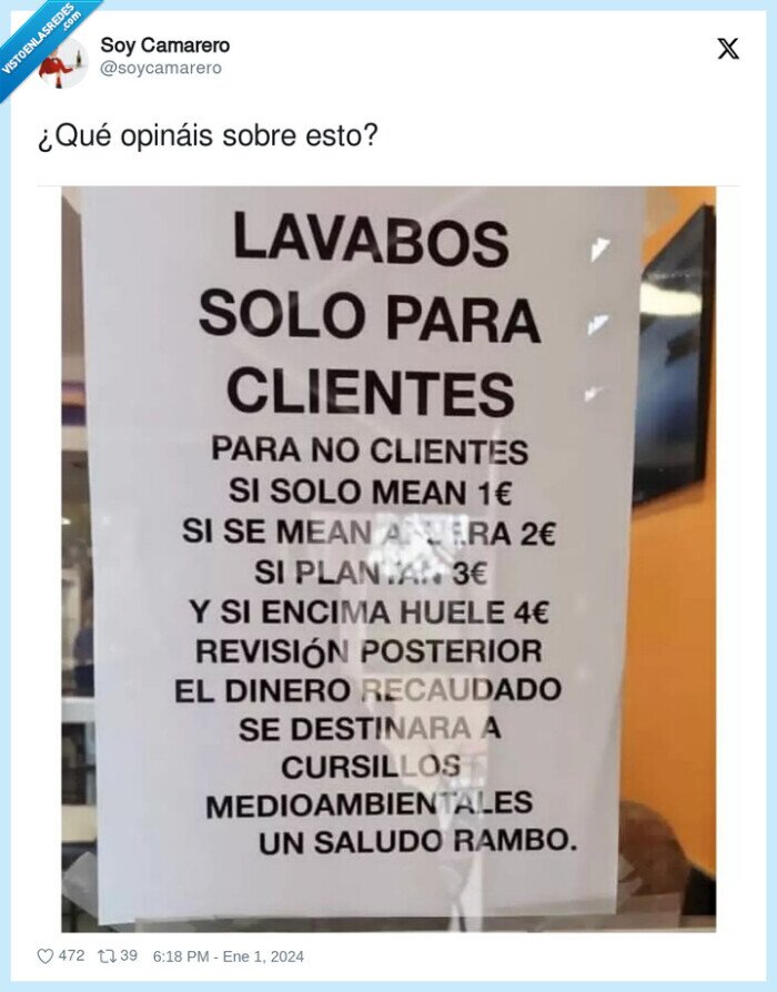 cartel,clientas,mear,wc