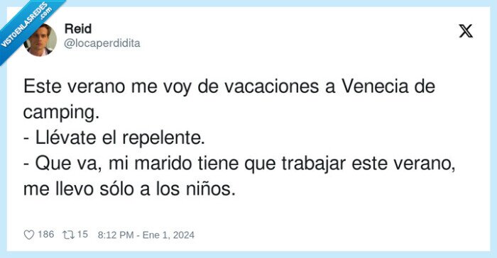 vacaciones,repelente,trabajar,verano,venecia