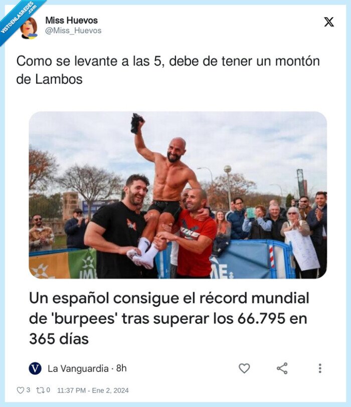 burpees,record,español