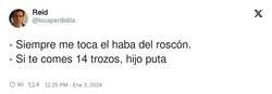 Enlace a Por la misma regla de tres podría salir el rey, por @locaperdidita