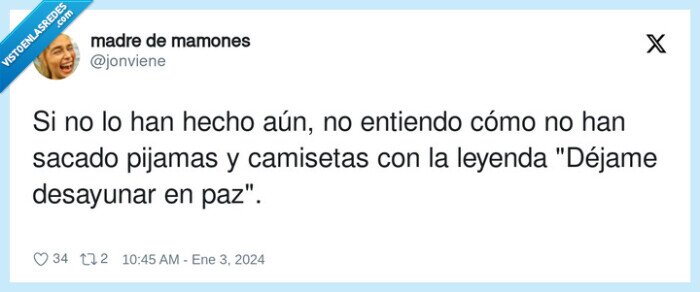 desayunar,camisetas,pijamas,leyenda,déjame en paz