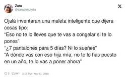 Enlace a Yo sería comprador de esa maleta, por @zaradenutella