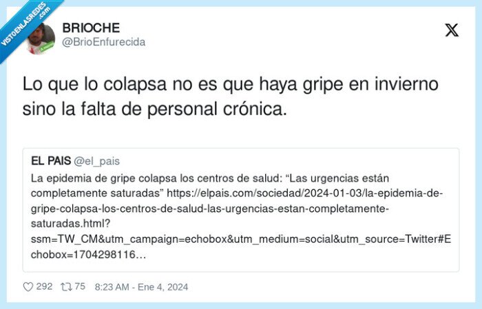 personal,colapsar,hospital,gripe,falta