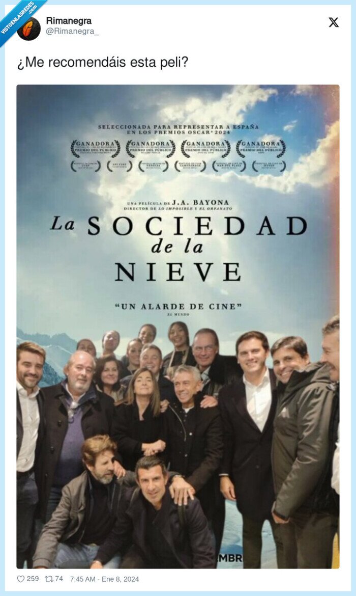 recomendar,la sociedad de la nieve,blanca,coca,peli
