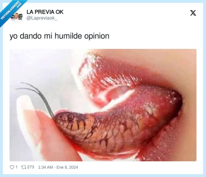 opinion,lengua,serpiente,vibora