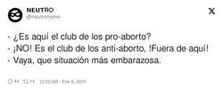 Enlace a Situación embarazosa, por @neutronomo