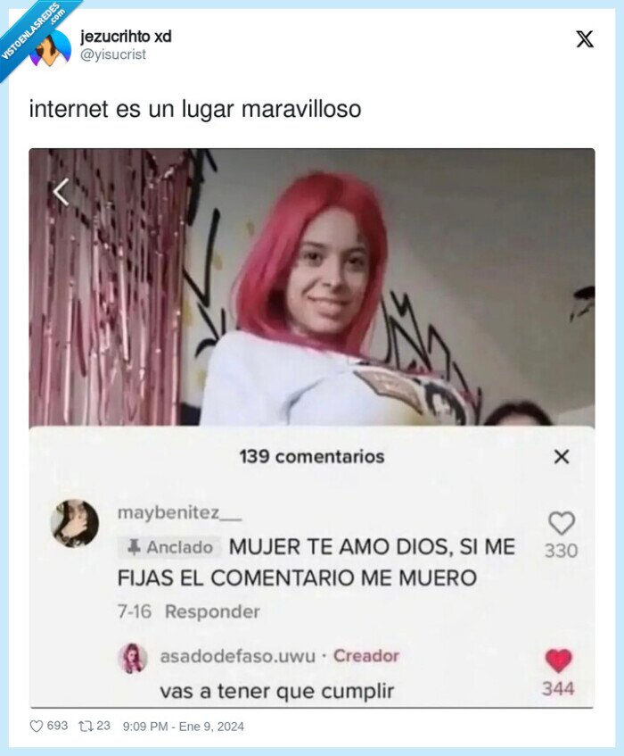 morirse,fijar,comentario