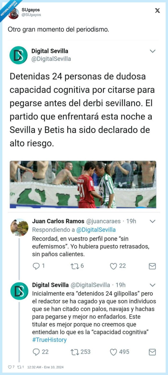 periodismo,momento,detenidos,tontos,insultos,capacidad cognitiva