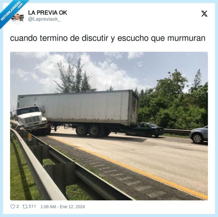 discutir,murmurar,escuchar,camion trailer