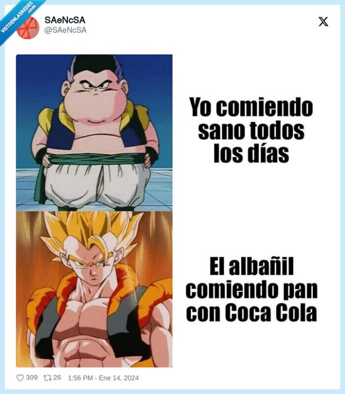 dragonballsuper,indiscutible,dieta,albañil,fuerte,sano