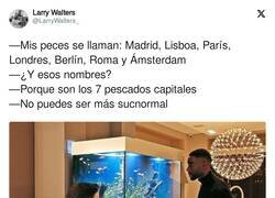 Enlace a Los 7 pescados capitales, por @LarryWalters_