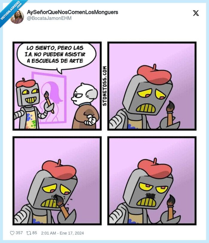 pintar,escuela de arte,ia,robot