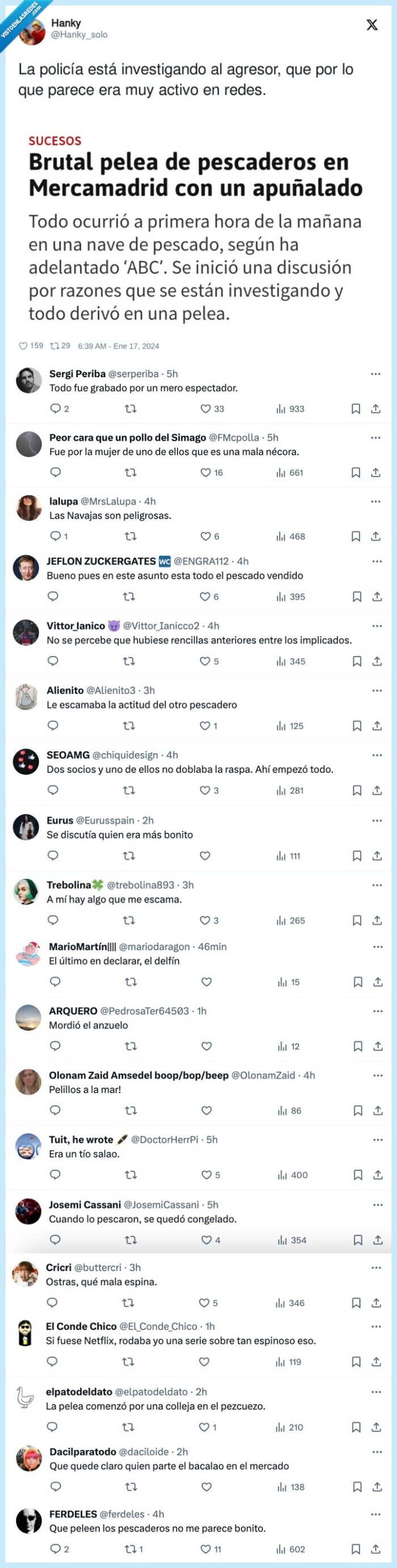 pelea,pescaderos,madrid,bromas,chistes