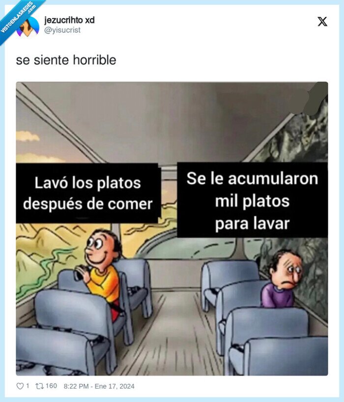 meme,autobus,esperar,lavar,fregar,platos