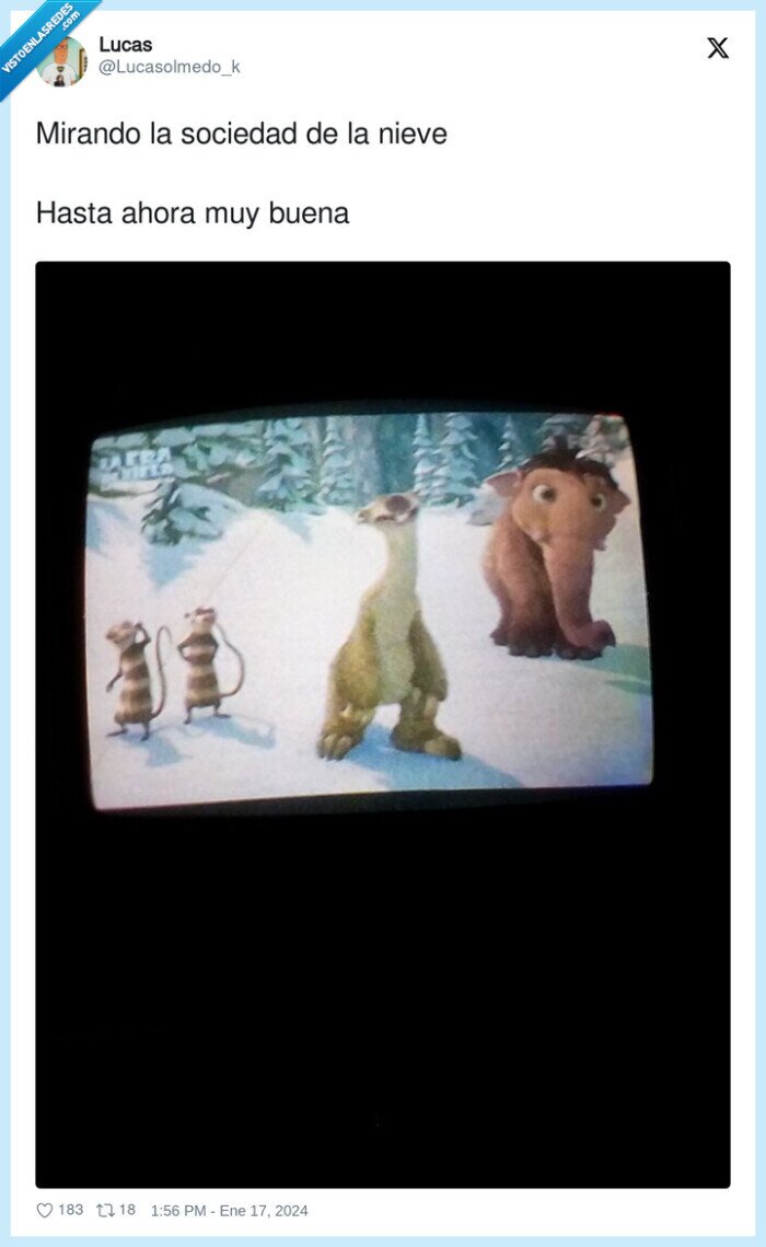 sociedad de la nieve,ice age