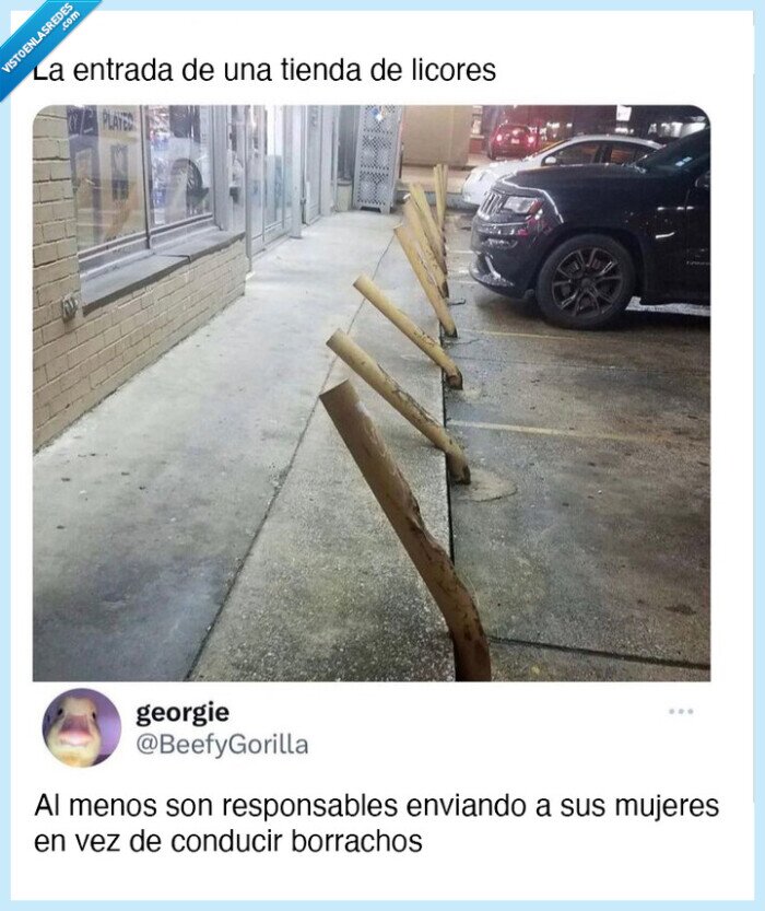 licor,postes,tirados