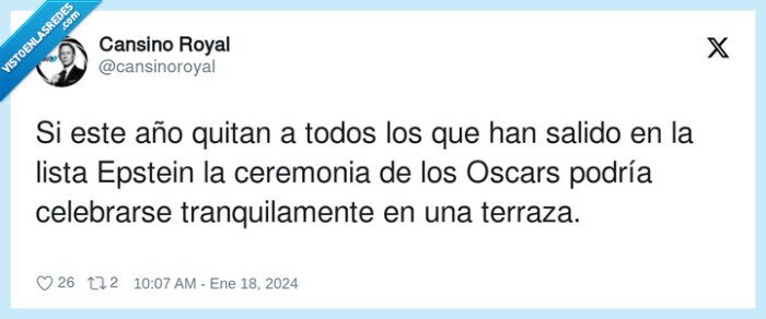 celebrarse,ceremonia,terraza,oscars,epstein
