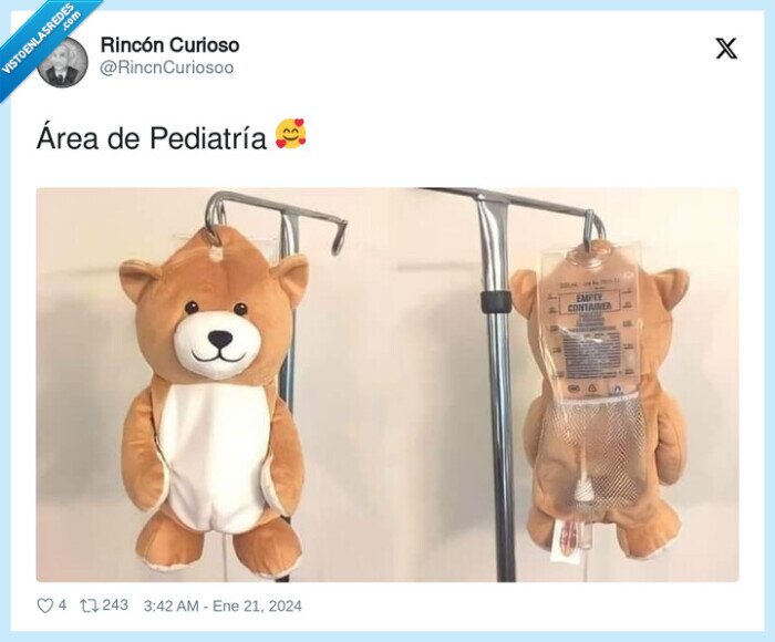 osito,suero,pediatria