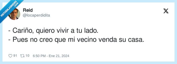 cariño,vecino,vivir,lado