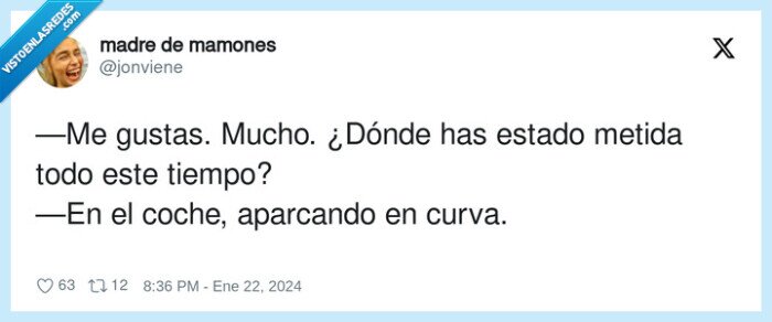 aparcar,curva,tiempo