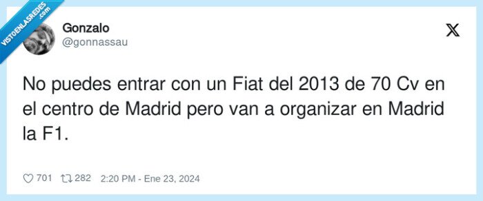 madrid centro,formula1,coches,f1