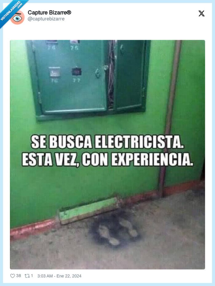 electrocutado,pies,marca,electricista