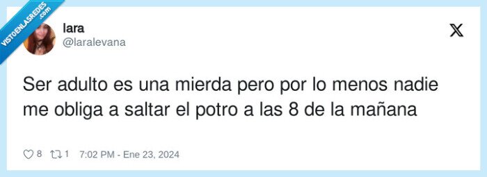 mañana,adulto,obligar,saltar,potro